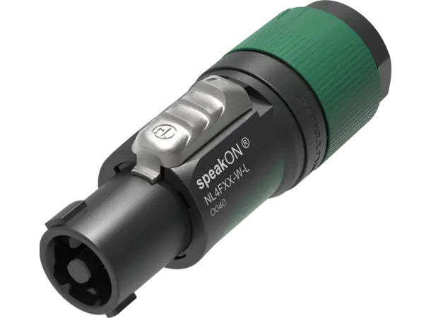 Neutrik NL4FXX-W-L Speakon plugg 4P Skru 10-16mm Hun 