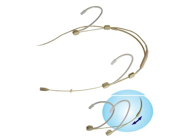 ARS HS790 Omni hodebøyle, hudfarget Justerbar, uten kabel, lett og robust 