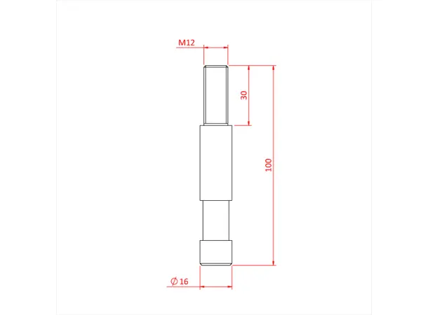 Doughty G1188 STAINLESS STEEL 16mm Spigot (Male) 