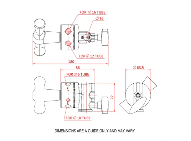 Doughty G1210 GRIPHEAD 65mm 