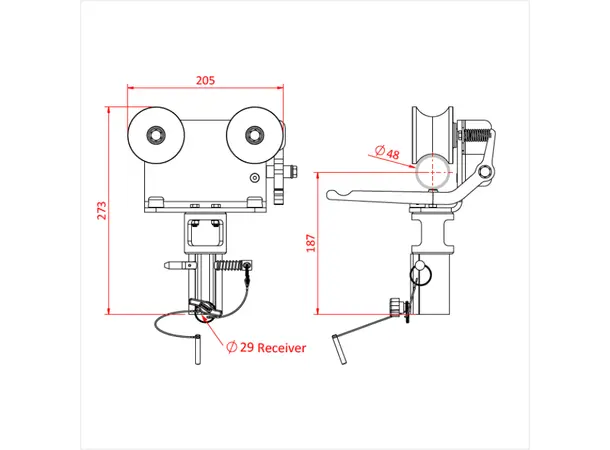 Doughty G1605 SLIMLINE BARREL TROLLEY 