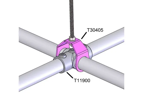 Doughty T30405 GRID HANGER (bzp) 