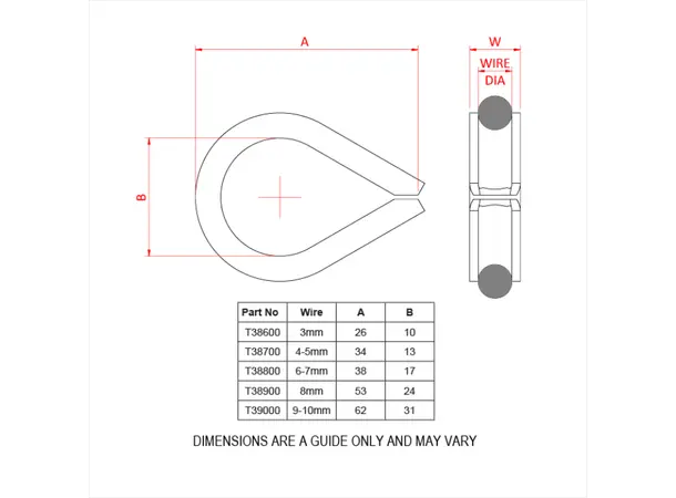 Doughty T38900 THIMBLE 8mm 