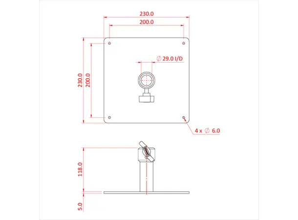 Doughty T54200 TURTLE PLATE 