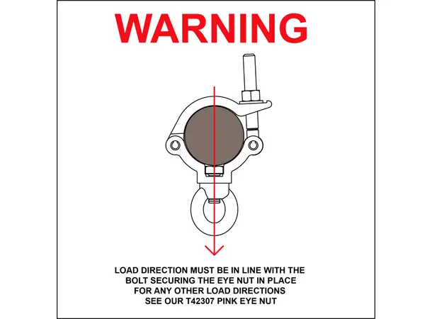 Doughty T57455 MAMMOTH SLIMLINE HANGING CLAMP 