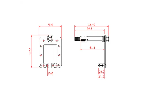 Doughty T63766 ADAPTER PLATE 
