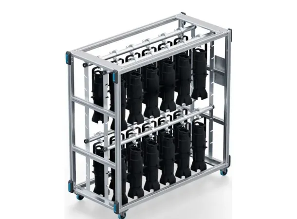 Prolyte Flex cart base with 100mm wheels + Lighting bars 