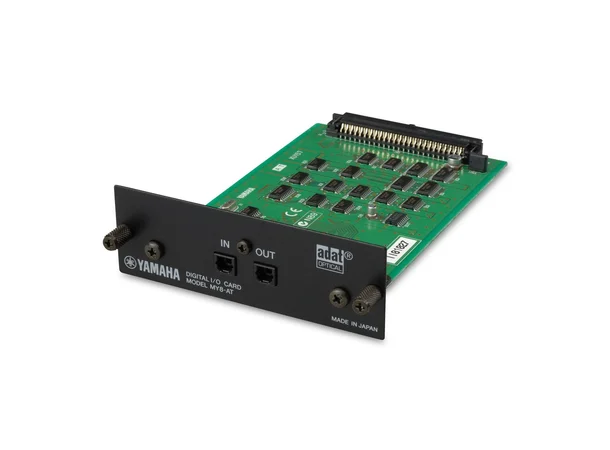 Yamaha MY8-AT, 8-channel ADAT I/O card Optical I/O connectors 