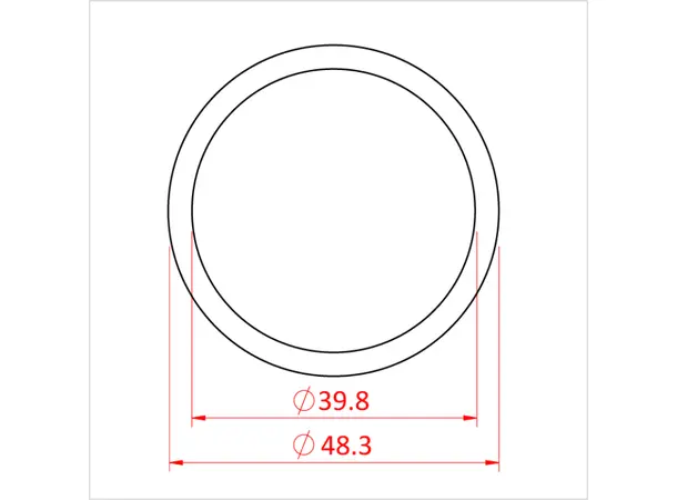 Doughty T24002 ALUMINIUM BARREL 2 metre length 
