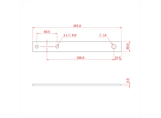 Doughty T33600 EXTENSION PLATE 