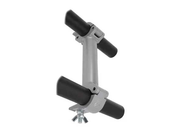 Doughty T57350 PARALLEL PIPE TO PIPE COUPLER (750mm centres) (Silver) 