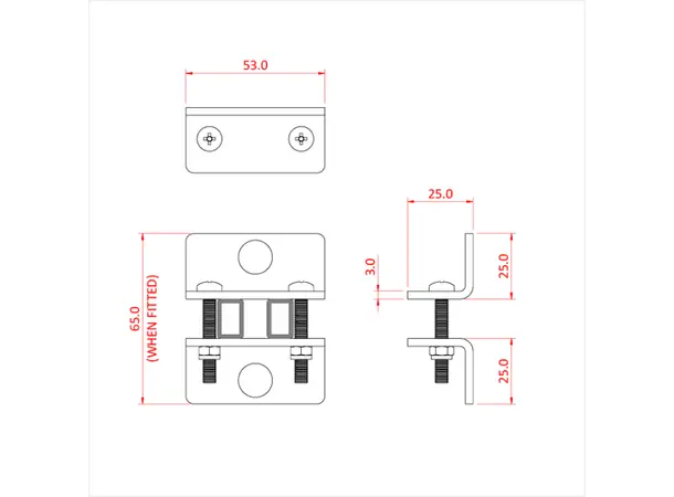 Doughty T63760 END STOP (FOR WALKALONG SYSTEM) 