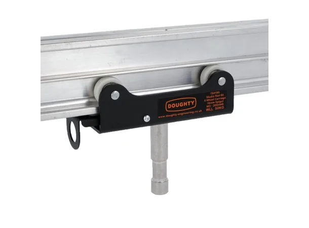 Doughty T84185 4 WHEEL CARRIAGE 5/8" SPIGOT (BRAKE) 