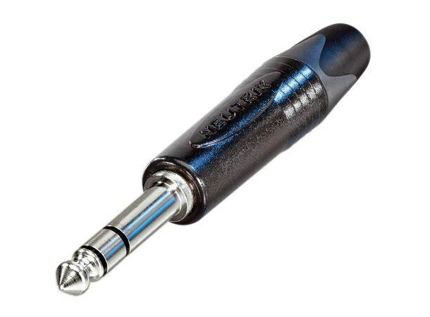 Neutrik Jack Stereo, Sort 