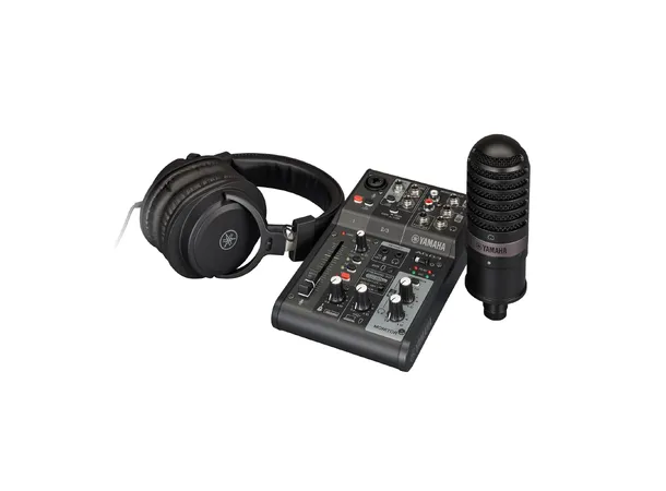 Yamaha AG03MK2BLSPK AG03KK2/YCM01 mic/YH-MT1 headphones 