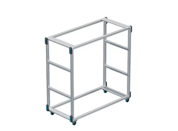 Flex cart base 180X080X181CM 100mm wheels 