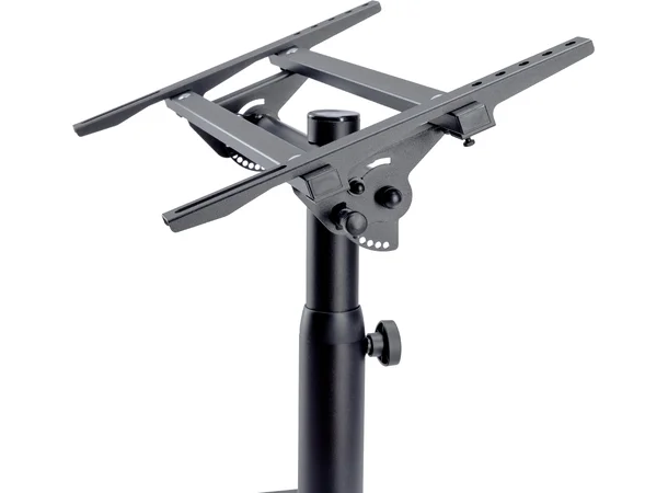 K&M 26787 Confidence Monitor Stand Mobile Monitor Stand for 42"-65" Flat TV 