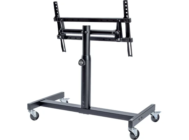 K&M 26787 Confidence Monitor Stand Mobile Monitor Stand for 42"-65" Flat TV 