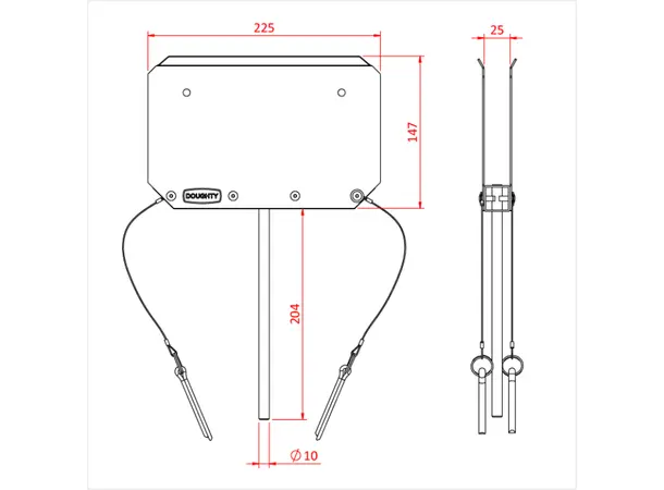 Doughty G1142 POLYHOLDER 40mm 