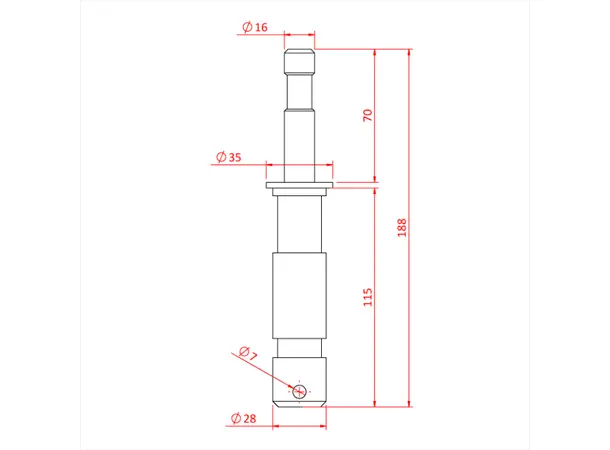 Doughty G1189 STAND ADAPTOR 29mm X 16mm GRIP 