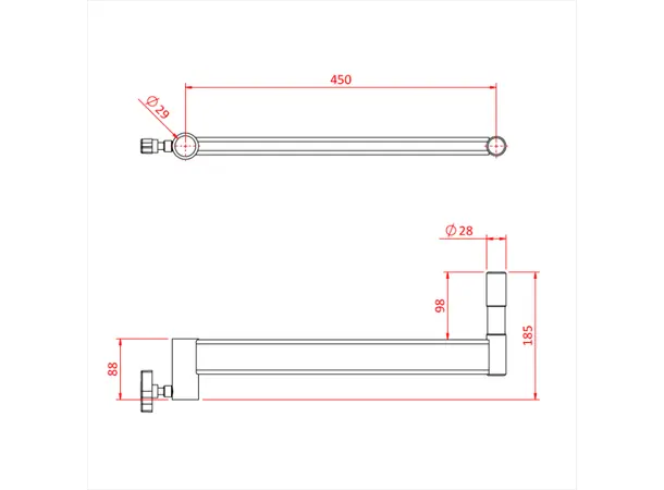 Doughty G1300 JUNIOR OFFSET ARM 
