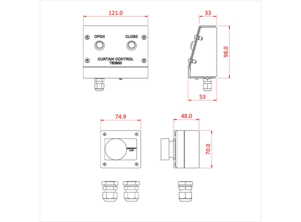 Doughty T63850 OPTIONAL REMOTE CONTROL 