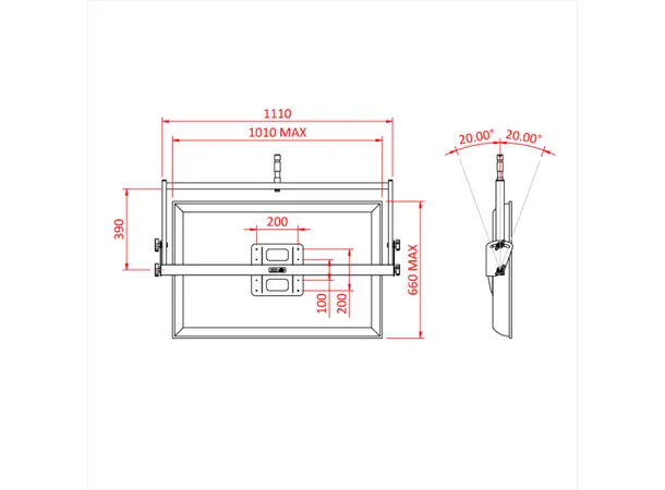 Doughty T75010 TV BRACKET 37" 