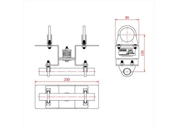 Doughty T84505 SWIVEL ARM - BARREL MOUNTED 