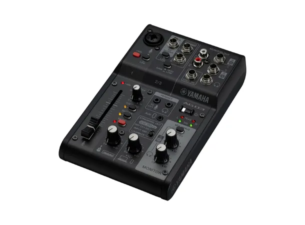 Yamaha AG03MK2B 3 ch live streaming mixer with USB audio 