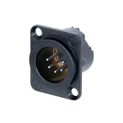 Neutrik NC5MD-LX-BAG XLR chassis 5P Han Sort