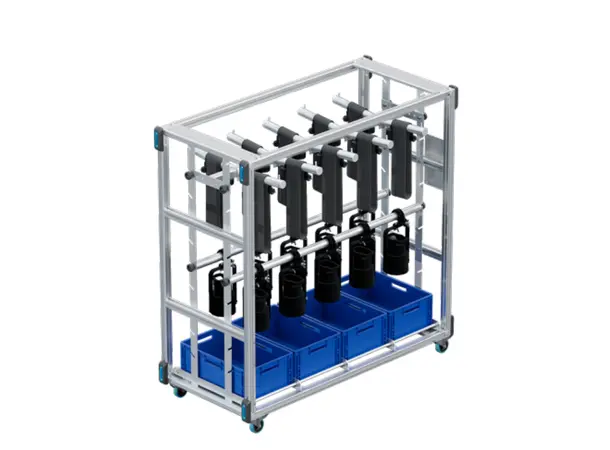 Prolyte Flex cart base + bottom shelve 100mm wheels 