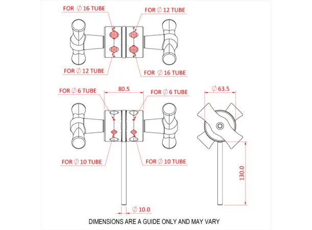 Doughty G1220 DOUBLE GRIPHEAD 65mm 