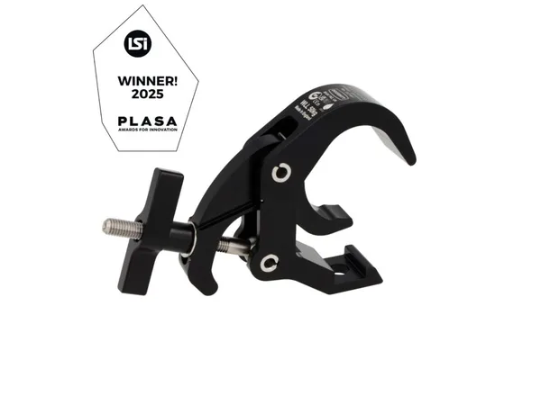 Doughty LIGHTWEIGHT QT CLAMP, Black STAINLESS STEEL FIXINGS 