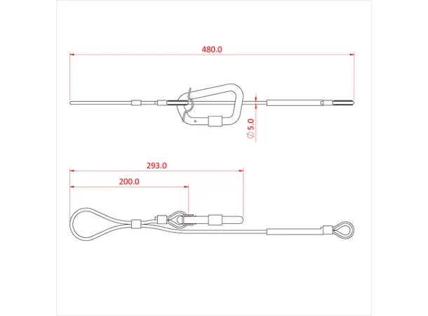 Doughty T2830001 75Kg TV SPEC SAFETY BOND (BBC SPECIFICATION) (Black) 
