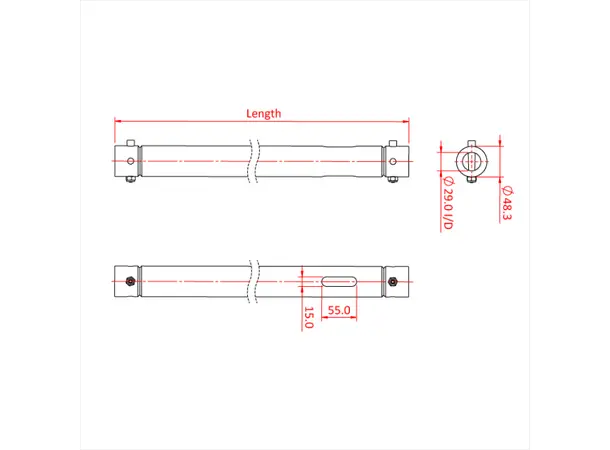 Doughty T45780 MODULAR EXTENSION (500MM) 