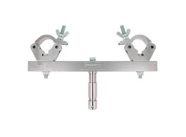 Doughty T55800 SOLID FIXED TRUSS ADAPTOR (Silver) (250Kg) 
