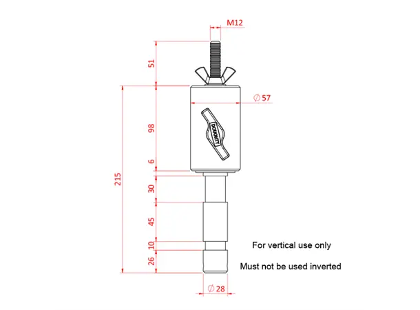 Doughty T74200 ROLLER RACE TV SPIGOT (EURO Spec.) 