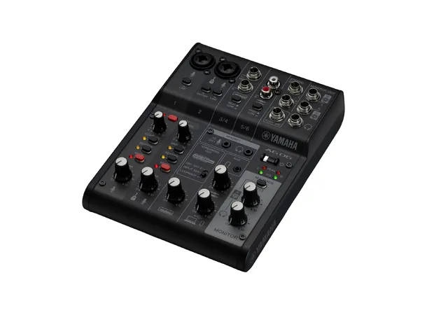 Yamaha AG06MK2B 6 ch live streaming mixer with USB audio 
