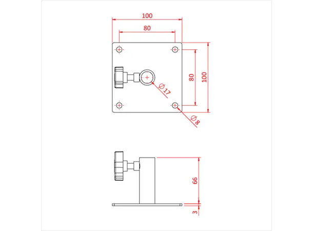 Doughty G1128 BABY RECEIVER WALL PLATE 