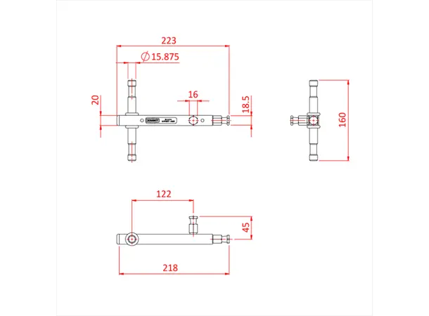 Doughty G1174 SNAP-IN OFFSET ARM 