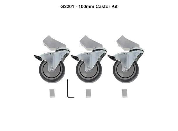Doughty G2200 4"CASTOR KIT COMBO STANDS 