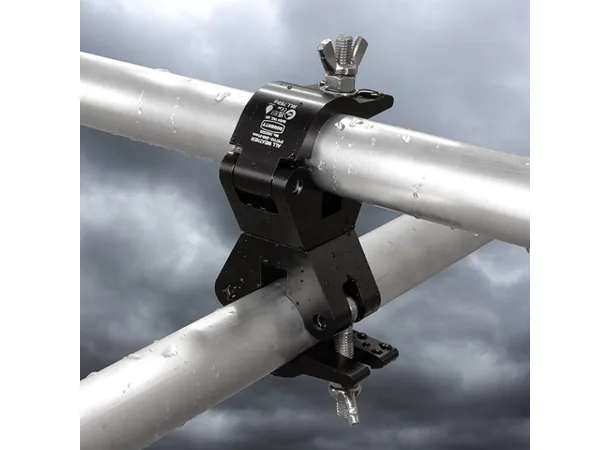 Doughty SWIVEL COUPLER, Black STAINLESS STEEL FIXINGS 