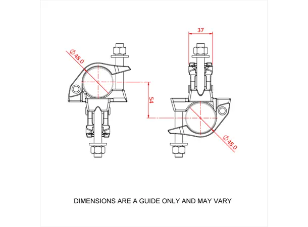 Doughty T24901 DROP FORGED DOUBLE COUPLER 