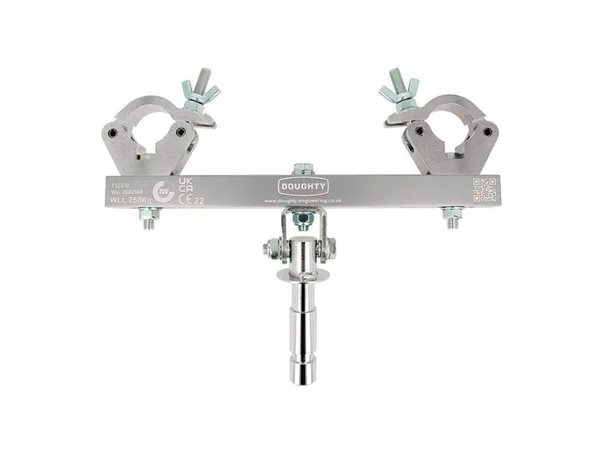 Doughty T55815 SOLID SWIVEL TRUSS ADAPTOR (Black) (250Kg) 