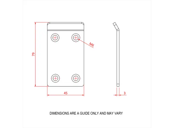 Doughty T65000 STOP PLATE 