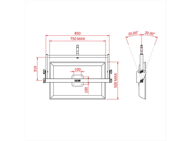 Doughty T75020 TV BRACKET 42" 