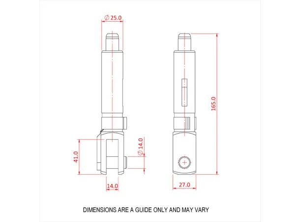 Doughty T37655 Reutlinger Type 50SVII W/Gaffel (WS) kobling 