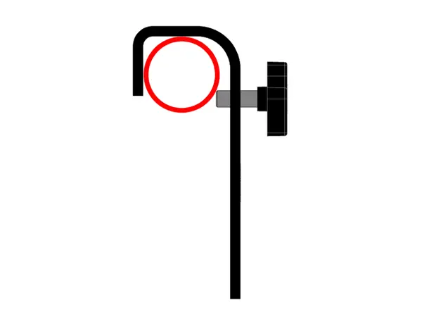 Doughty T20107 Hook Clamp 48mm rett 