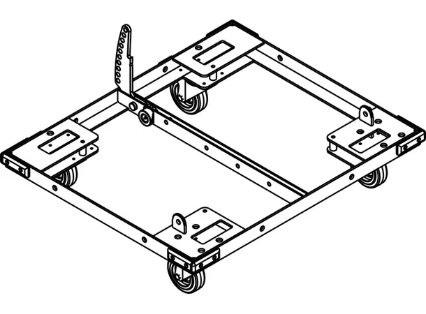 CODA Audio DOT-AR Transport and Rigging Dolly 4 x AiRAY 