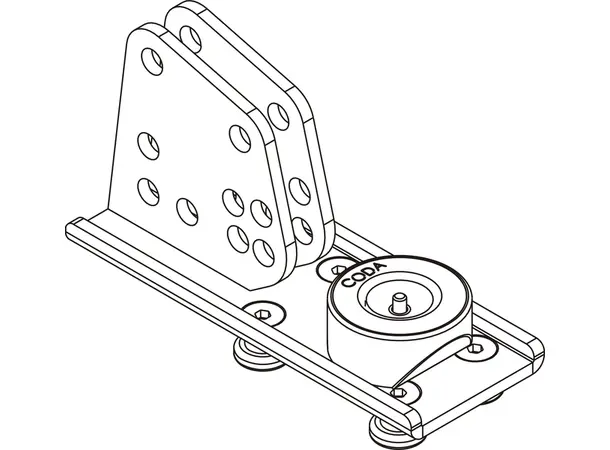 CODA Audio TGA TiRAY fly & ground stack adapter 